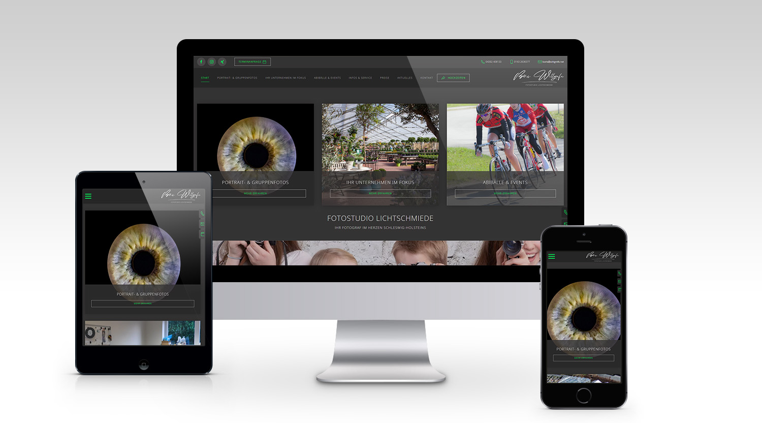 Lichtschmiede - Desktop, Tablet, Handy