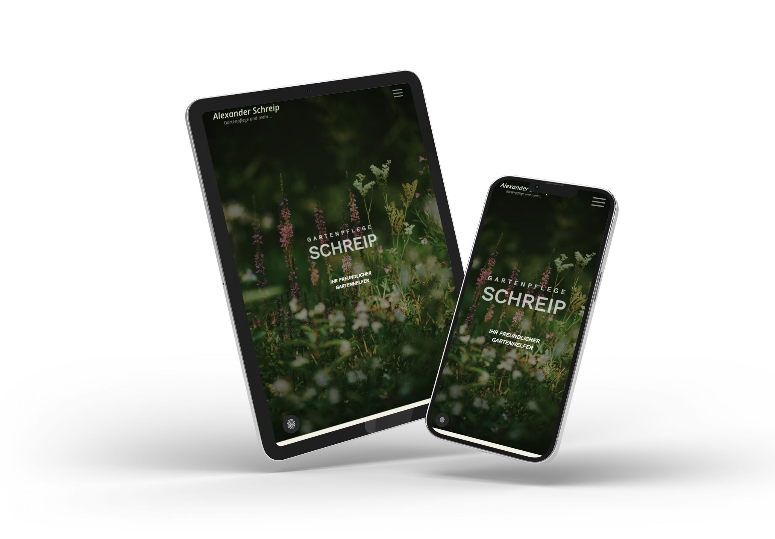 Gartenpflege Schreip - Tablet, Handy