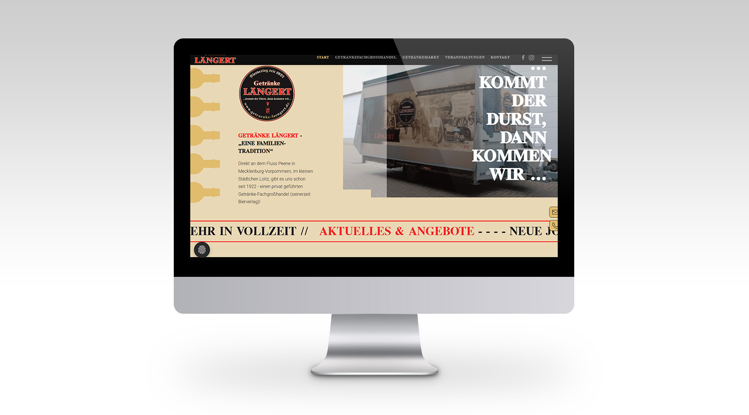Getränke Längert - Desktop