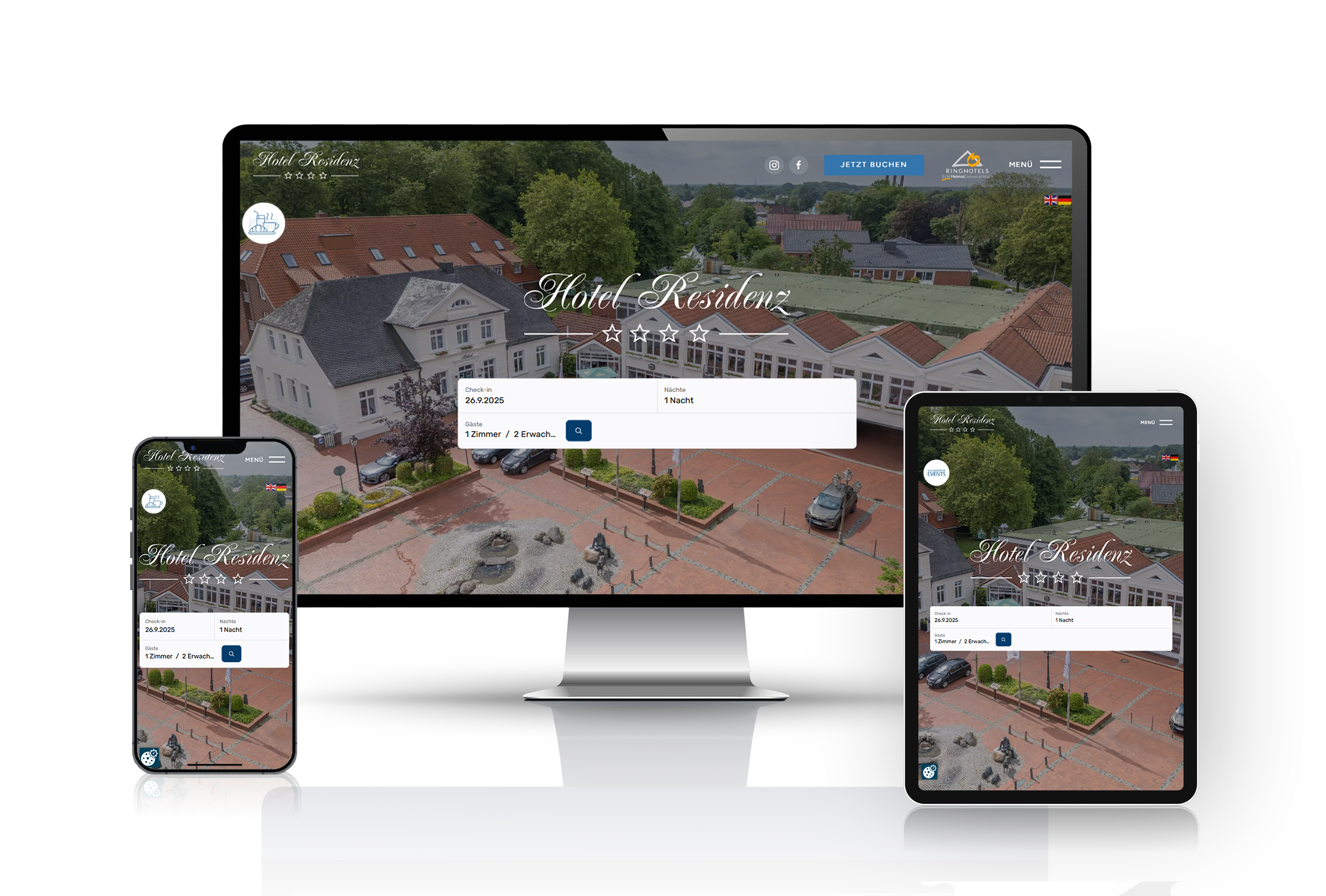Ringhotel Residenz - Desktop, Tablet, Handy