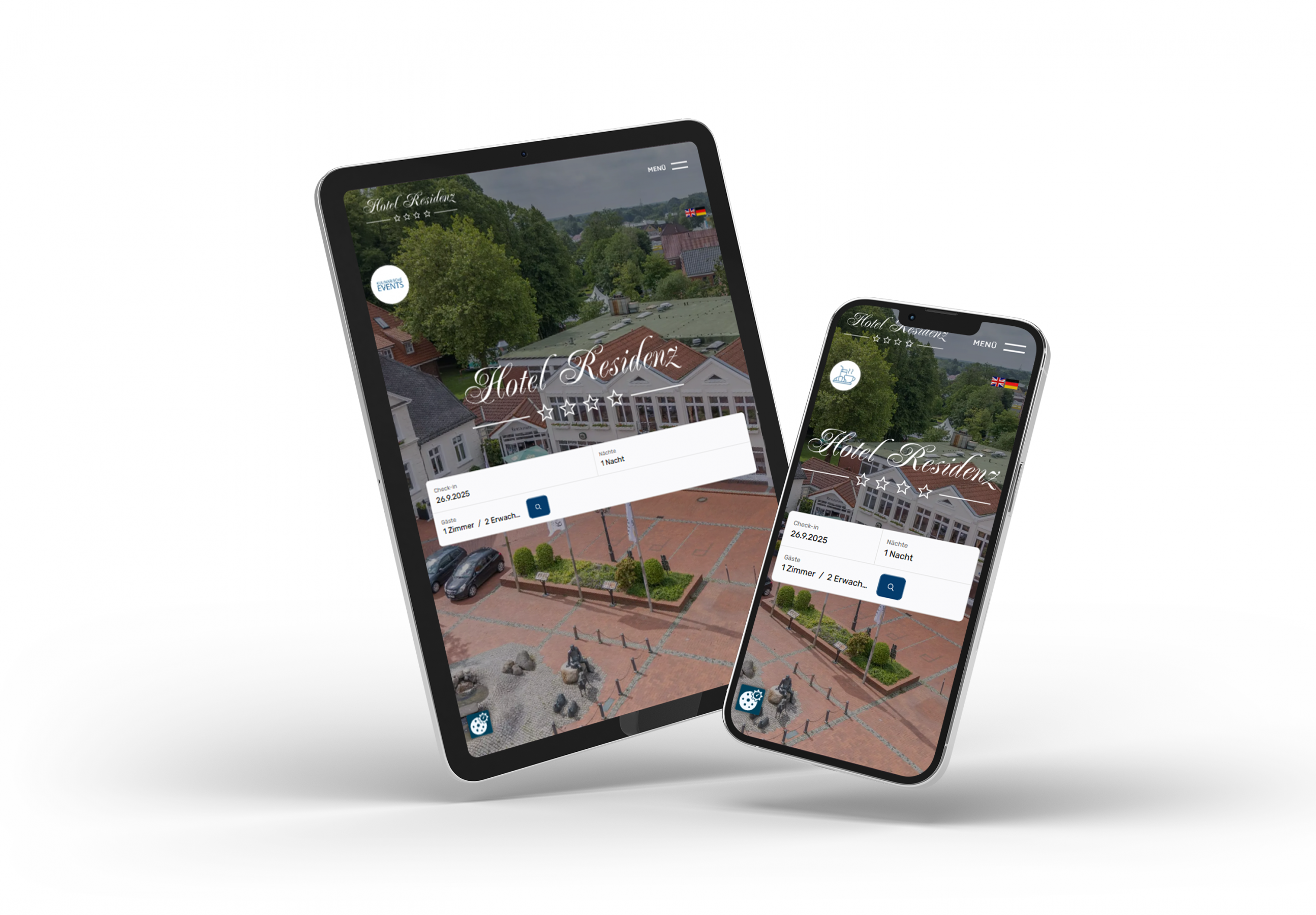 Ringhotel Residenz- Tablet, Handy