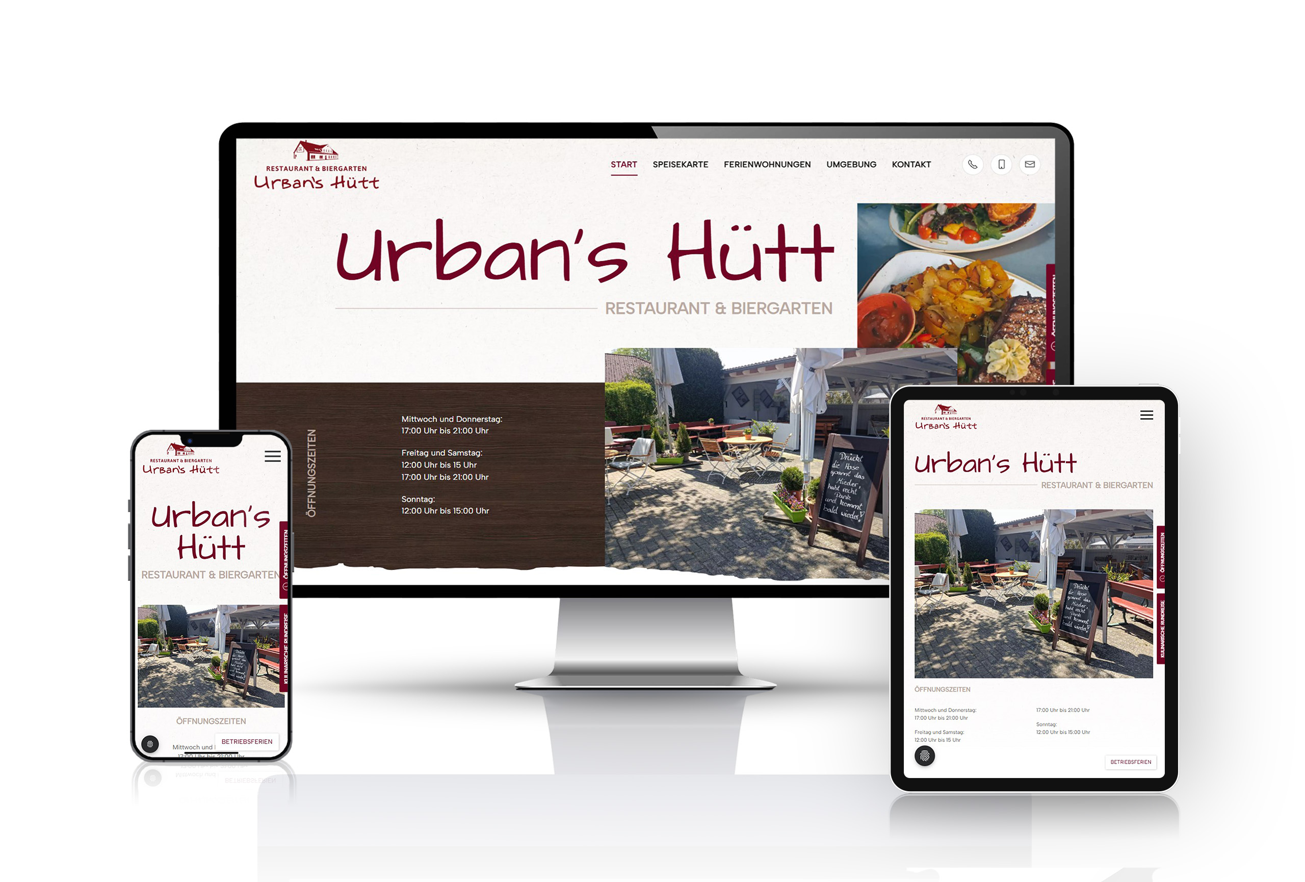 Urban´s Hütt - Desktop, Tablet, Handy