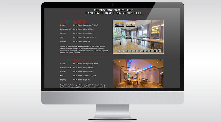Hotel Backenköhler - Desktop