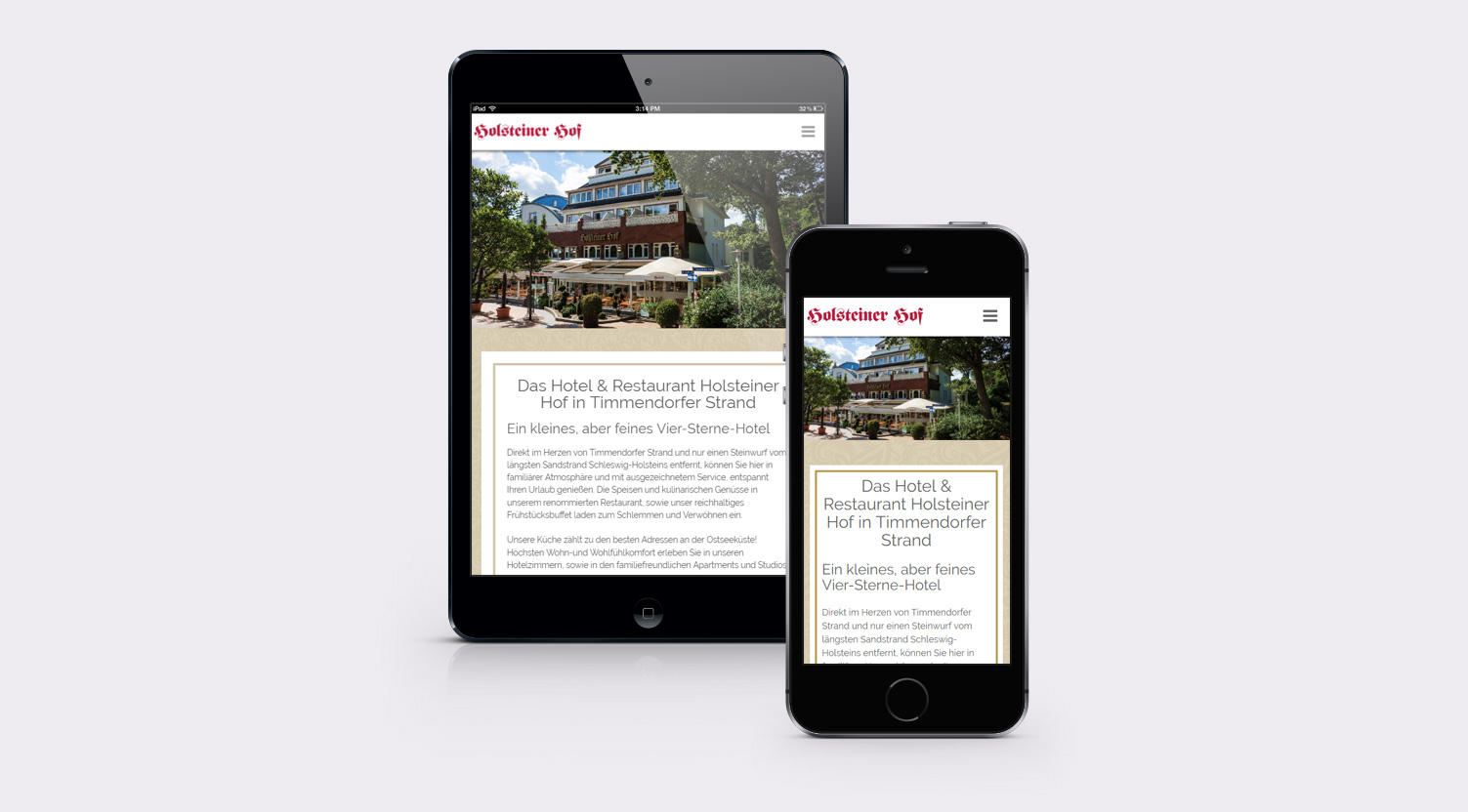 Holsteiner Hof - Tablet, Handy