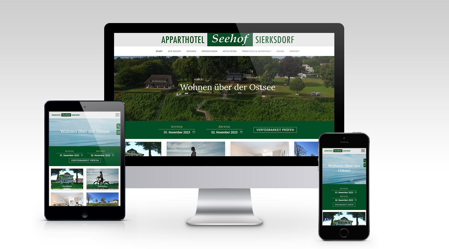 Hotel Seehof Sierksdorf - Desktop, Tablet