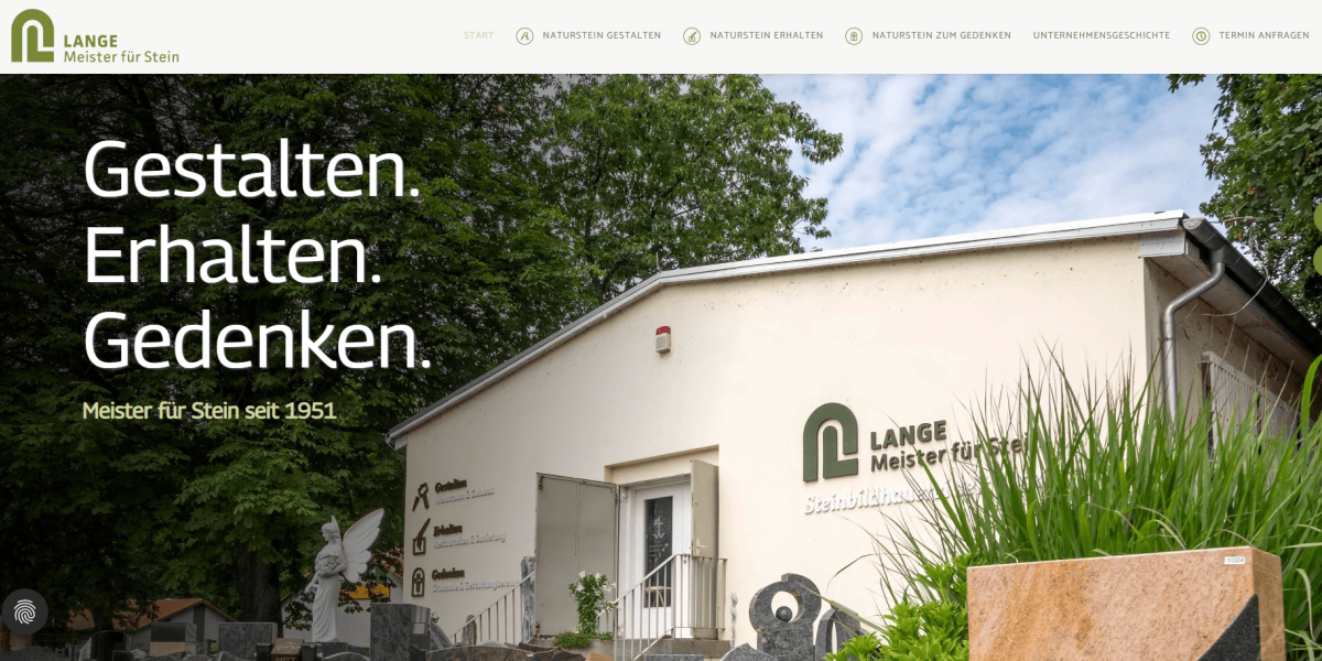 Referenz Lange Steinbild­hauerei